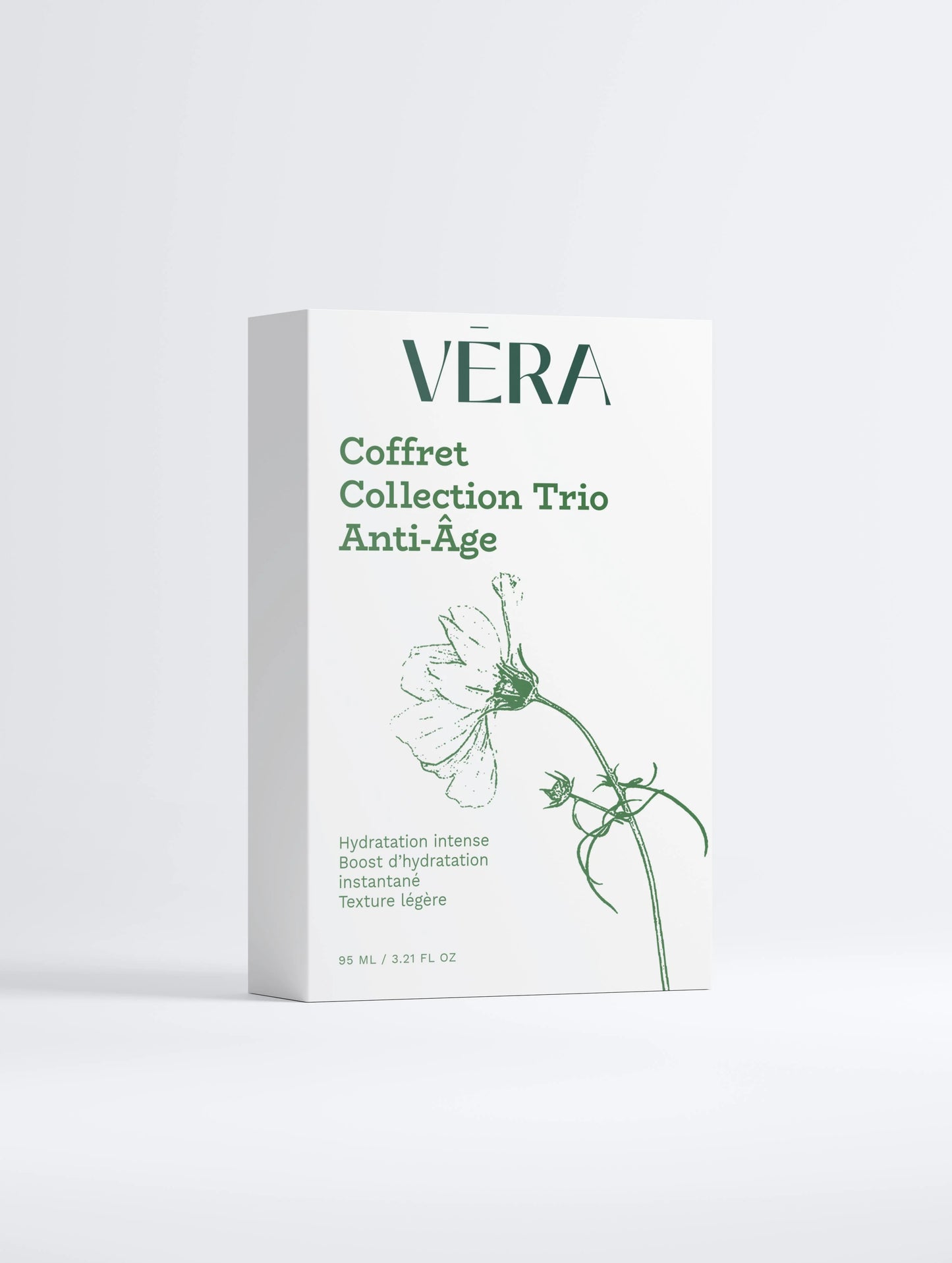 Coffret Collection Trio Anti-Âge VERA fermé, soin visage hydratation intense et anti-rides