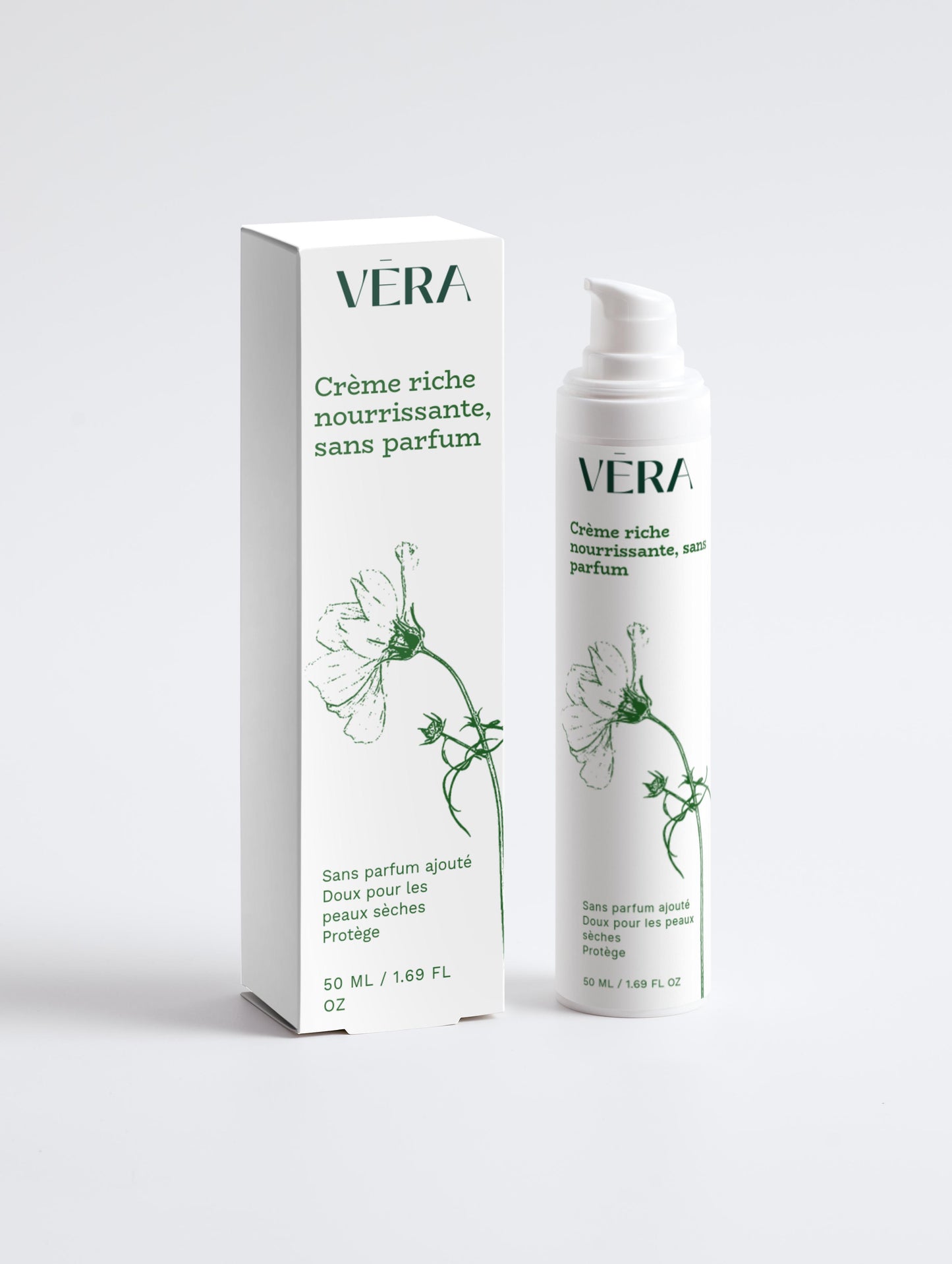 Crème Riche Nourrissante Sans Parfum (50 ml)