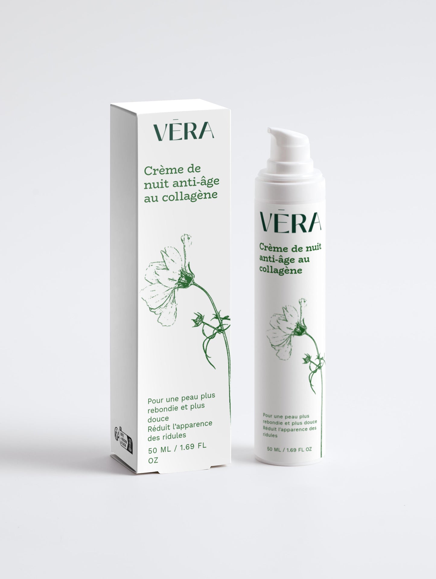 Crème de Nuit Anti-Âge au Collagène (50 ml)