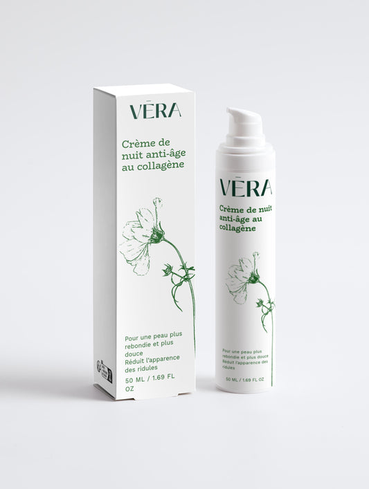 Crème de Nuit Anti-Âge au Collagène (50 ml)